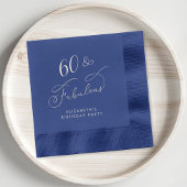 60 Fabuleux 60e Anniversaire de fête Gold