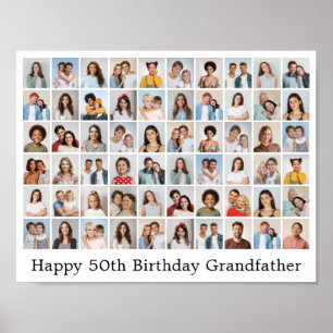 60 Foto Collage Voeg Je Eigen Groet Toe Poster