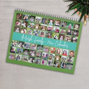 60 Foto Custom Modern Family Green Blauwgroen 2023 Kalender
