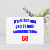 60 Fun en games Kaart (Staand voorkant)