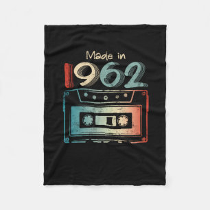 60 geboorte cadeaus jaar oud gemaakt in 1962 Casse Fleece Deken