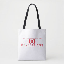 60 Generaties Volharding & Gratie Draagtas