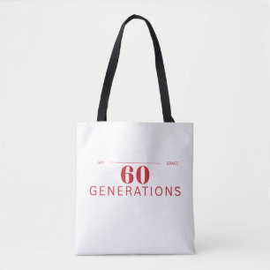 60 Generaties Volharding & Gratie Draagtas