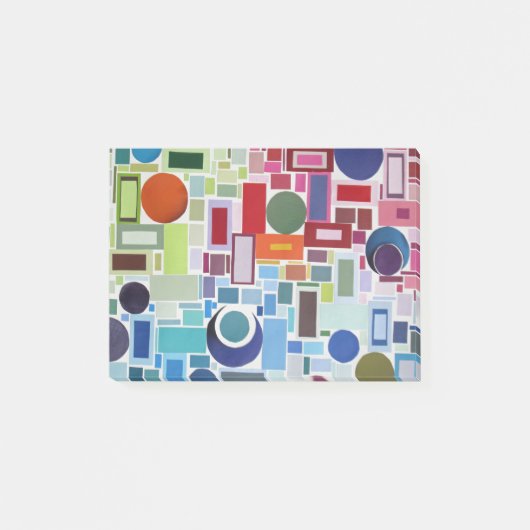 60-inch Disco Retro Mosaic Collage Abstract Post-it® Notes (Voorkant)