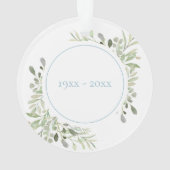 60 Jaar Bloemen Bloemendiamantjubileum Ornament (achterkant)