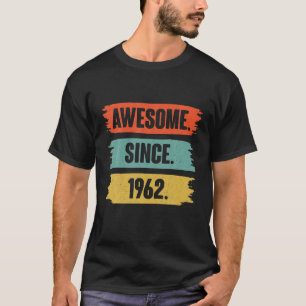 60 Jaar Cadeau Verjaardag Voor Hem Haar Vintage Aw T-shirt