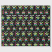 60 jaar en liefhebbend - 60e verjaardag cadeaupapier (Vlak)