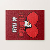 60 jaar gevierde pinguïn legpuzzel (Horizontaal)