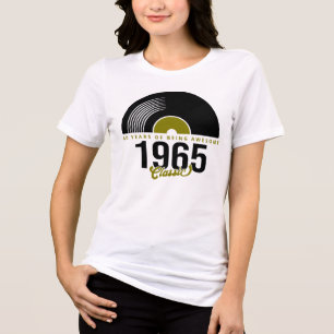 60 jaar Geweldige aangepast geboortejaar 60e Tri-Blend Shirt