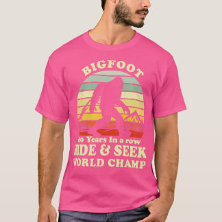 60 jaar op rij Hide Seek wereldkampioen T-shirt