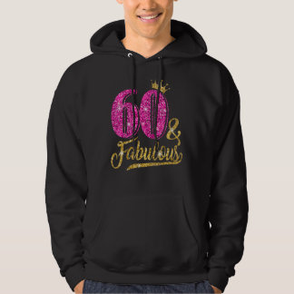60 jaar oud 60 jaar en 60 jaar oud roze crin van F Hoodie
