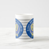 60 jaar oud. 60e verjaardag porselein kop (Voorkant)