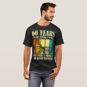 60 Jaar Oud  Bourbon  Whiskey 60th T-shirt (Voorkant volledig)