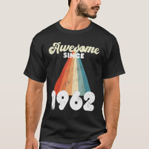 60 jaar oud Geweldige sinds 1962 60e Man op de geb T-shirt