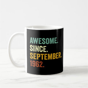 60 jaar oud Geweldige sinds september 1962 60e mil Koffiemok