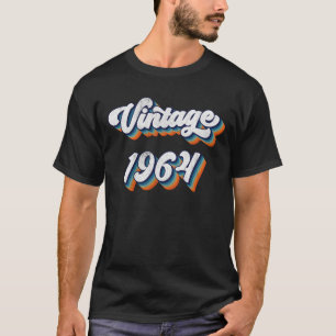 60 Jaar Oud Gift Mannen Vrouwen Vintage 1964 60e G T-shirt