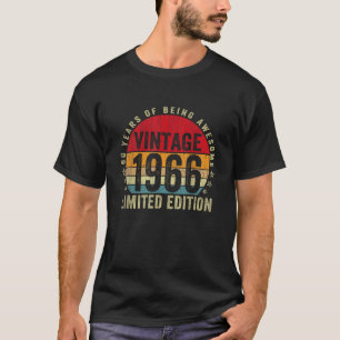 60 jaar oud ontwerp voor huidige klassieker vintag t-shirt