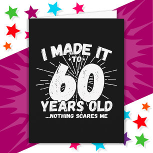 60 jaar oud sarcastisch meme grappige 60e verjaard kaart