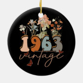 60 jaar oud T-shirt 1963 60e verjaardag Keramisch Ornament (Achterkant)