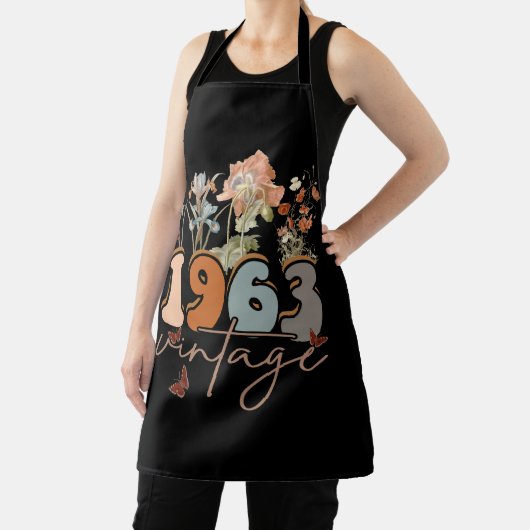 60 jaar oud T-shirt 1963 60e verjaardag Schort (Insitu)