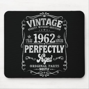 60 Jaar Oude Antiek 1962 60ste Verjaardag Cadeau G Muismat