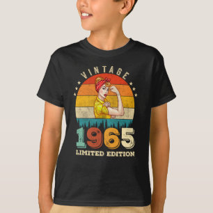 60 jaar oude Bday 1965 60ste Verjaardag Vrouwen T-shirt