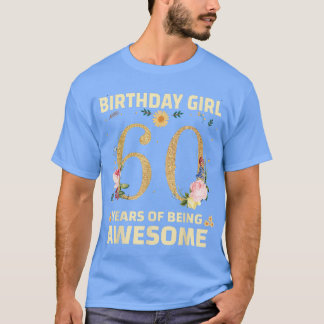 60 jaar oude cadeautjes voor vrouwen 60e verjaarda t-shirt
