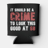 60 jaar oude grappige 60ste verjaardag in nood blikjeskoeler (Voorkant)