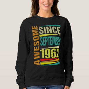 60 jaar oude leggende sinds september 1962 60e her trui