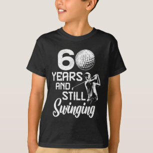 60 jaar oude verjaardagscadeaus Golfer Vintage 60e T-shirt