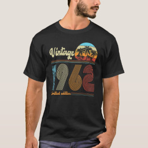 60 jaar oude Vintage 1962 60e verjaardag T-shirt