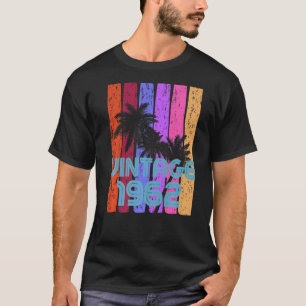 60 jaar oude Vintage 1962 Retro 60th Birthday Mann T-shirt
