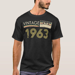 60 jaar oude Vintage 1963 60e verjaardag 17 T-shirt