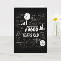 60 jaar verjaardag wiskunde leraar 60ste verjaarda
