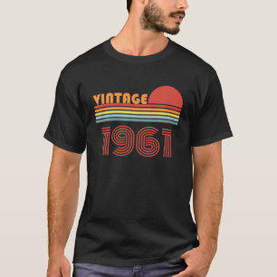 60-jarige geboortedag van de Retro-zonneschijn T-shirt