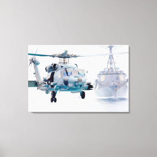 60-MH-SEAHAWK 24 x 36 Canvas Afdruk (Voorkant)