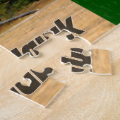 60-MH ZWART HAWK (20 x 30 INCH) Legpuzzel (Zijkant)