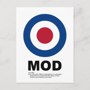 60 Mod Target Briefkaart