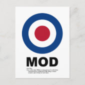 60 Mod Target Briefkaart (Voorkant)