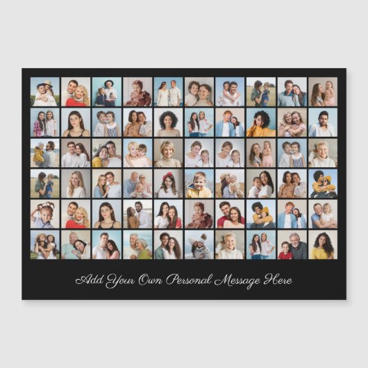 60 Photo Collage Ajoutez Votre Carte Magnétique De (Devant)