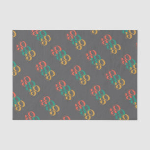 60 retro grijs tissuepapier