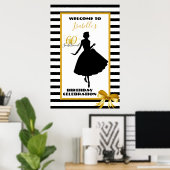 60 & SENSATIONAL 60e anniversaire Affiche de bienv (Bureau à domicile)