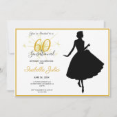 60 & SENSATIONAL 60e anniversaire Invitation (Devant)