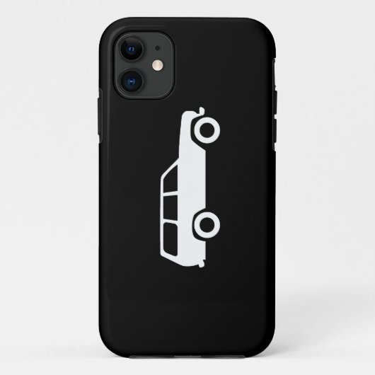60-serie Toyota Land Cruiser Phone Case - Black (Achterkant)