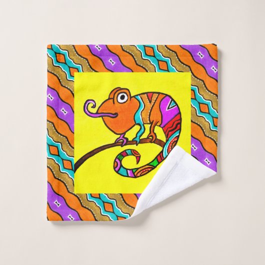 60 Serviettes Chameleon SET (Gant de toilette)