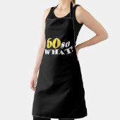 60 So What Funny Modern Black 60th Birthday Schort (Insitu)