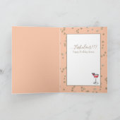 60 Uitstekend Vrouw Cartoon Margarita 60e Verjaard Kaart (Binnen)