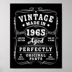 60 vintages Décorations d'anniversaire Hommes 60an