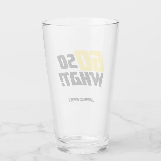 60 Wat grappig Inspirerend citeert 60e verjaardag Glas (Achterkant)