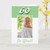 60 Wat Inspirerend Foto 60th Birthday Kaart (Gele Bloem)